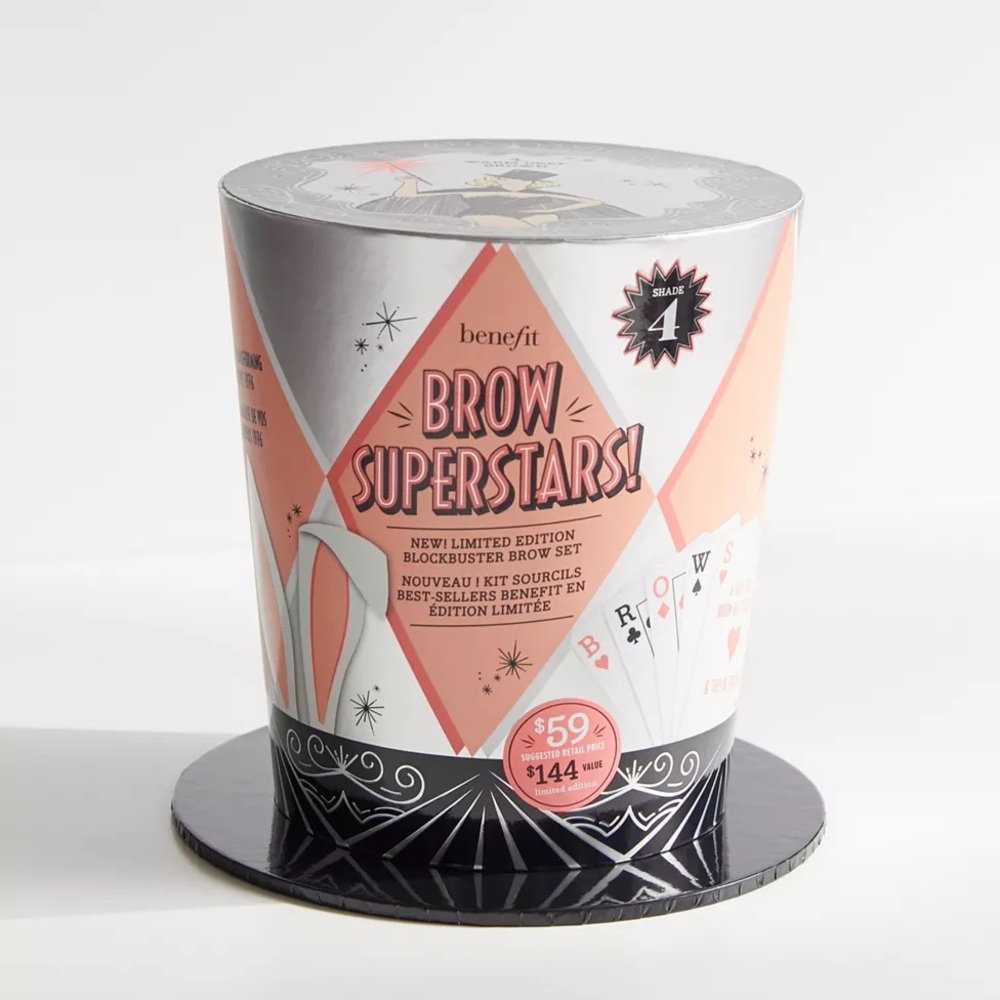 Benefit Brow Superstars Limited Edition Brow Set - Shade 4 - Warm Deep Brown